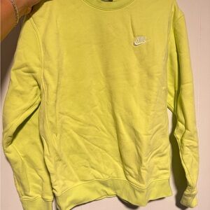 Nike Men's Bright Lime Crewneck Sweater